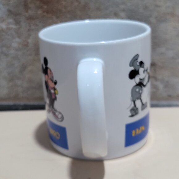 Vintage Mickey Mouse Coffee Mug Applause Mickey Mouse Through The Ages 1928-1990 - Picture 7 of 9